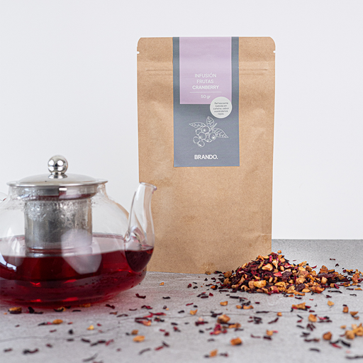 Imagen de Infusión Frutas Cranberry 50 grs. Brando