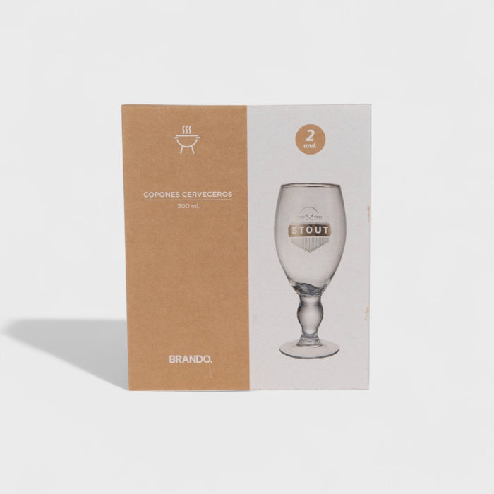 Imagen de Set 2 Copones Cerveceros - 500 ml Brando