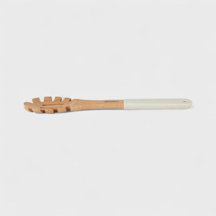 Imagen de Cuchara Pasta Madera - Mango Silicona Brando