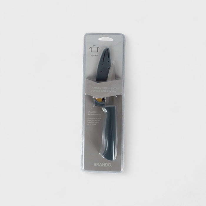 Imagen de Cuchillo Silicona con Funda Afiladora Brando