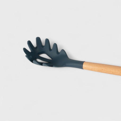 Imagen de Cuchara Pasta Silicona - Mango Madera Brando