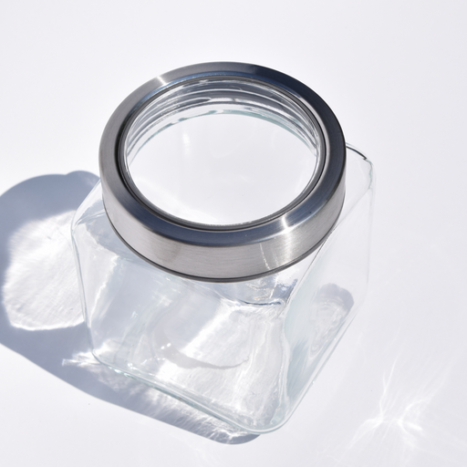 Imagen de Frasco de vidrio con tapa Vidrio Bleu 1200 ml Brando