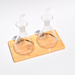 Set Alcuza Vidrio y Madera Brando