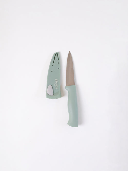 Cuchillo Cocina con Funda Afiladora