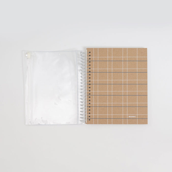 Imagen de Cuaderno Kraft Con Estuche Brando