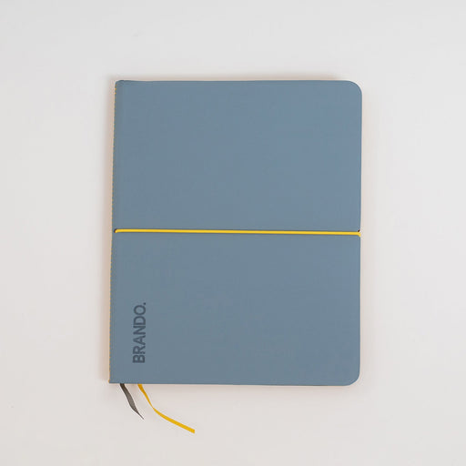 Libreta Planner Soft con Elástico - Tamaño M Navy Brando