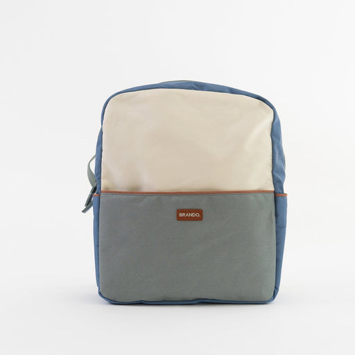 Mochila Escolar Dos Colores Azure (Cocodrilo) Brando